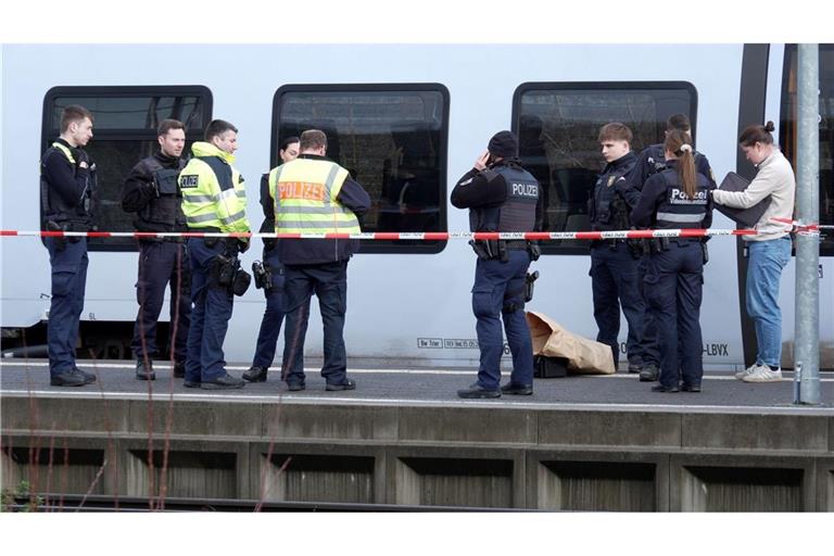 Der Verdächtige wurde vor Ort festgenommen.