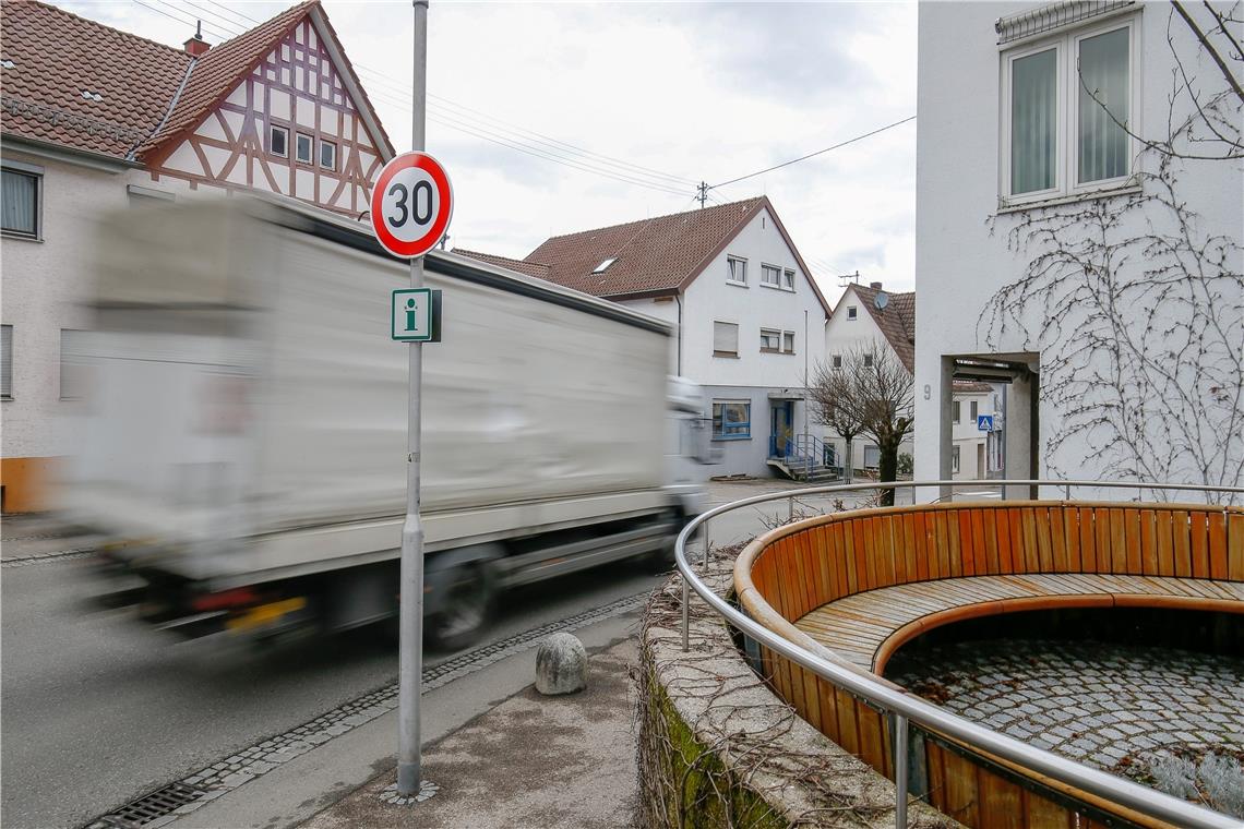 Der Verkehr in Großaspach war Thema beim Bürgerdialog. Archivfoto: A. Becher