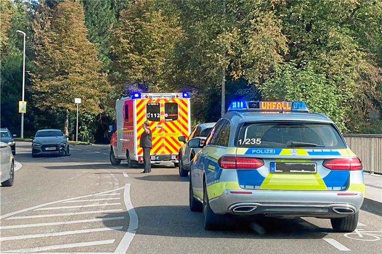 Der Verkehr ist nach dem Unfall erst einmal einspurig geregelt worden.  Foto: privat
