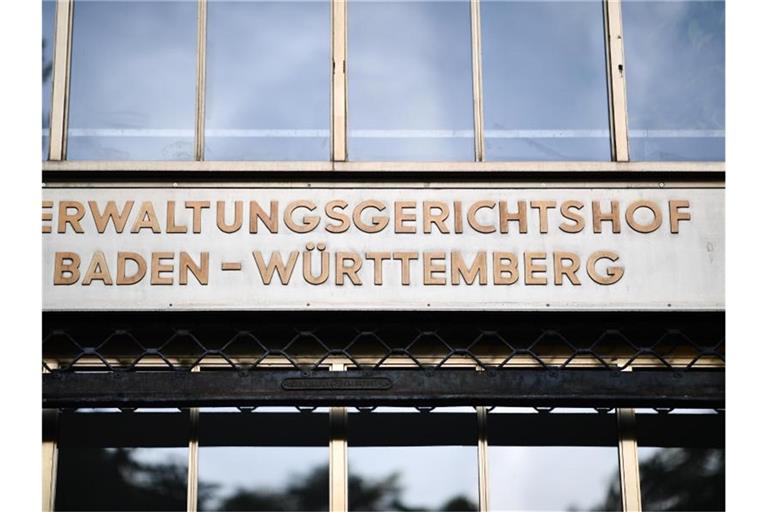 Der Verwaltungsgerichtshof in Mannheim. Foto: Uwe Anspach/Archivbild