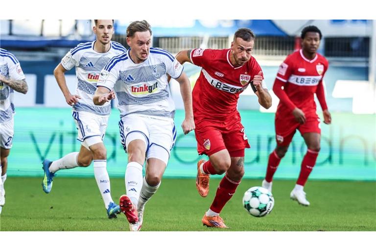 Der VfB II hat in Duisburg einen Drei-Tore-Rückstand aufgeholt.