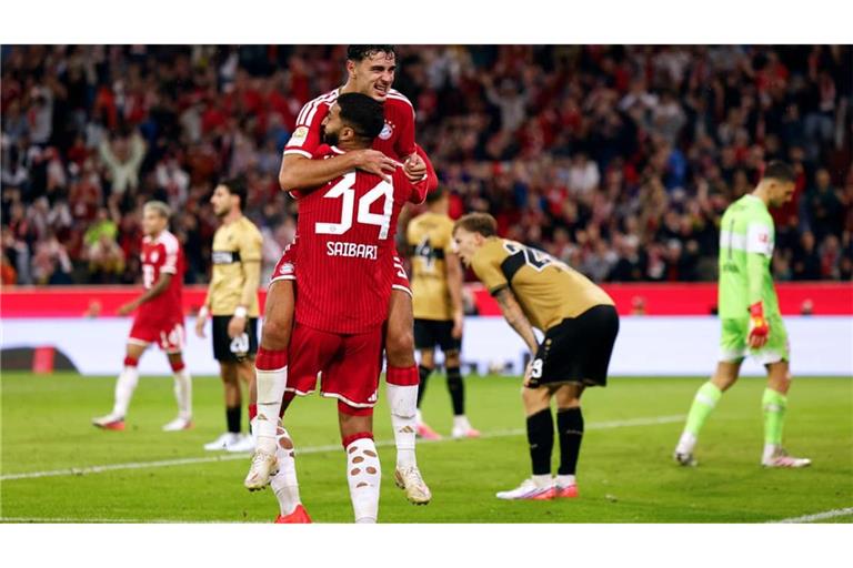 Der VfB Stuttgart musste sich bei den Bayern mit 1:5 geschlagen geben.