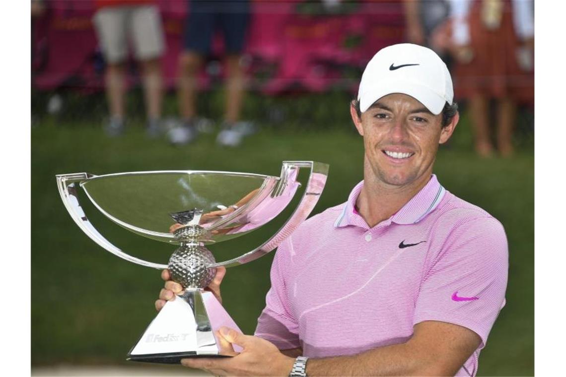 FedExCup-Playoffs: Die Millionen-Show in Corona-Zeiten Der viermalige Major-Champion Rory McIlroy knackte bereits zweimal den Jackpot. Foto: John Amis/AP/dpa