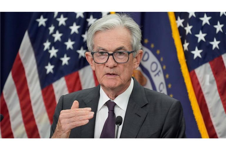 Der Vorsitzende der Federal Reserve, Jerome Powell, hält Zinssenkungen womöglich für erforderlich. (Archivfoto)