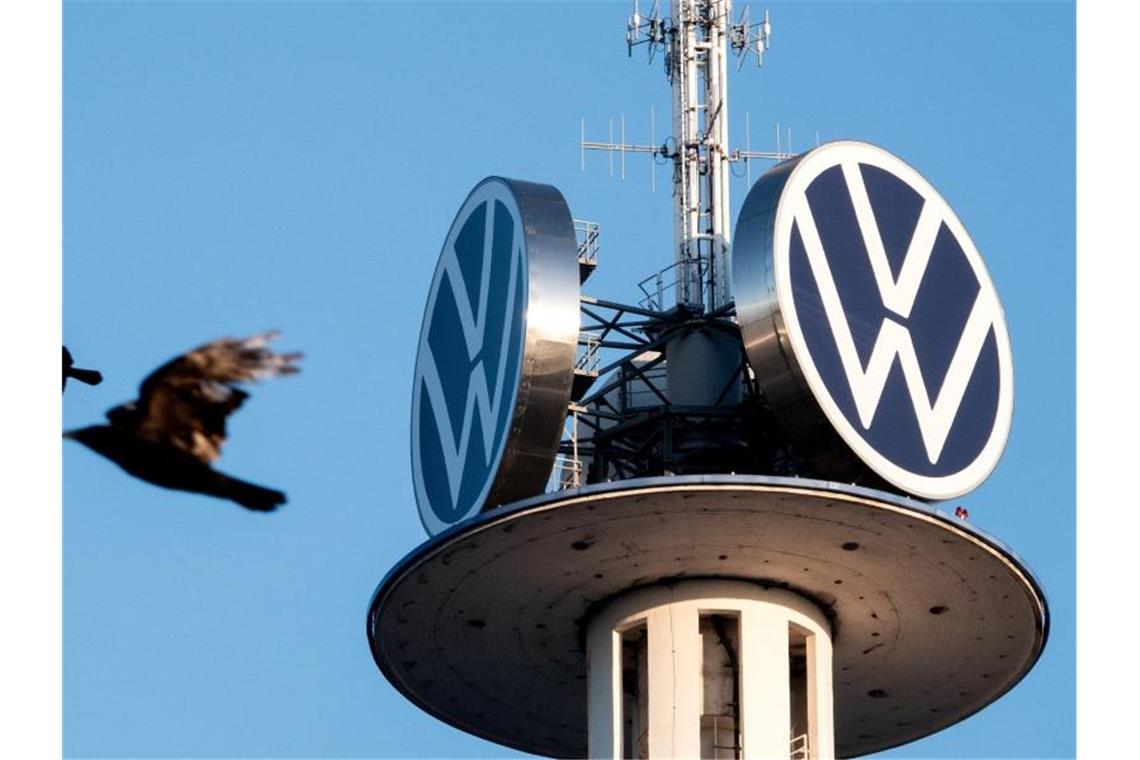 Der VW-Tower, auch bekannt als Telemoritz, im Zentrum von Hannover. Foto: David Hutzler/dpa
