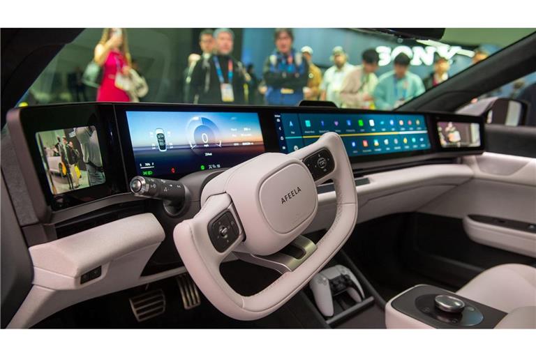 Der Wagen mit dem Namen Afeela 1 sollte den Insassen auch Entertainment aus dem Sony-Konzern bieten. (Archivbild)