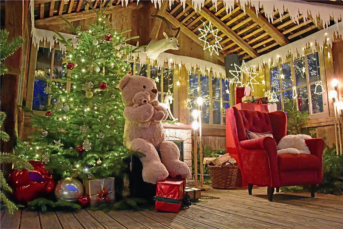 Der Weihnachtssessel bleibt am Abend leer. Schlagerstar Andrea Berg muss mit hoh...