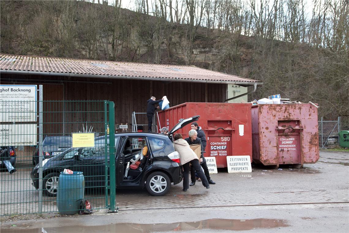 AWRM erweitert Wertstoffhof in Backnang
