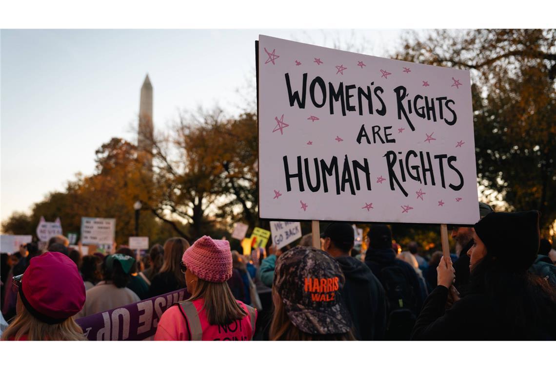 US-Regierung hebt Regelung für Notfallabtreibungen auf Der Womens March für Abtreibungsrechte im November 2024 in Washington.