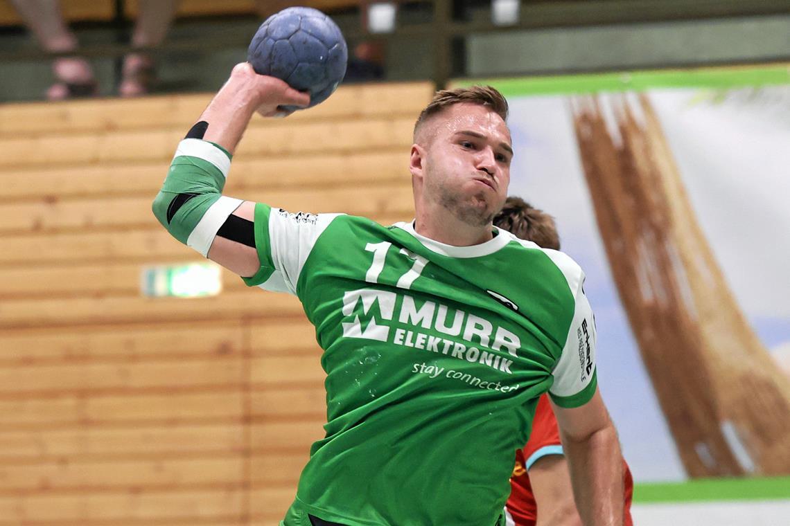 HC Oppenweiler/Backnang trifft im Topduell auf die SG Pforzheim/Eutingen Der wurfgewaltige Niklas Diebel ist eine wichtige Größe im HCOB-Spiel. Foto: Alexander Becher