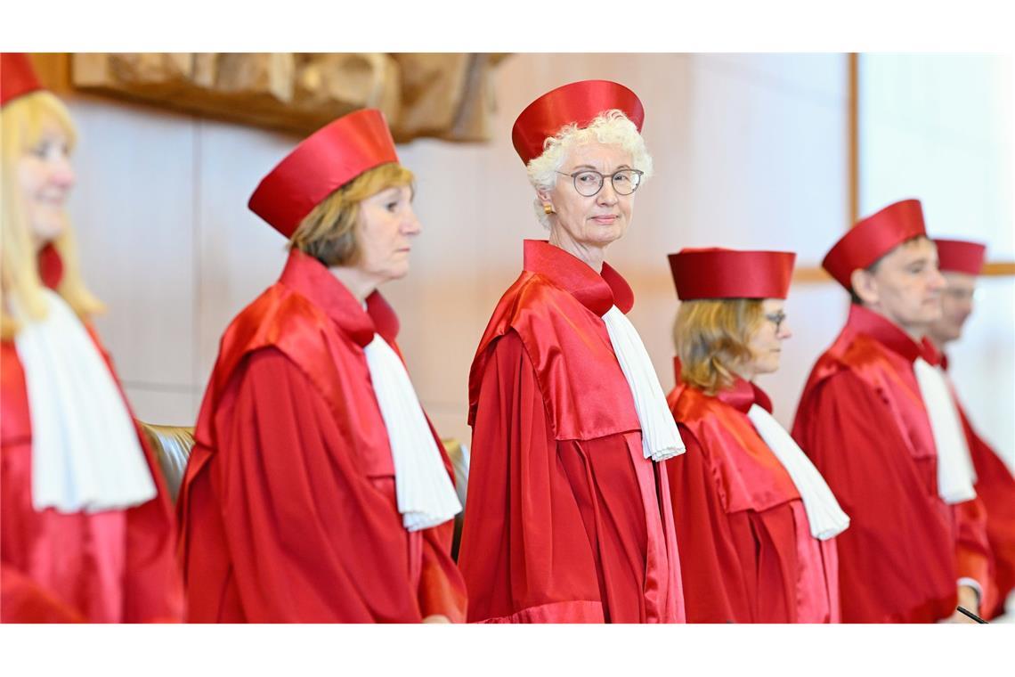 Gericht weist Zuschussantrag für Desiderius-Erasmus-Stiftung zurück Der zweite Senat des Bundesverfassungsgerichts in Karlsruhe (Archivbild)