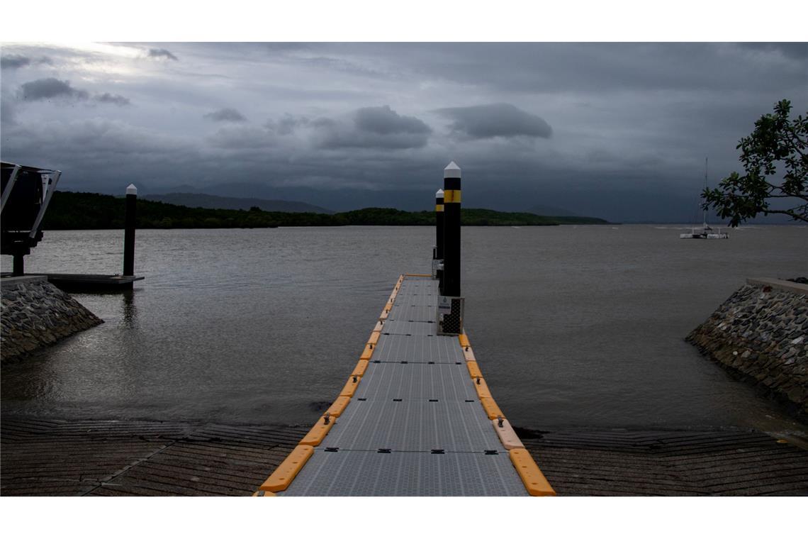 Der Zyklon "Narelle" fegte mit Böen von bis zu 270 Kilometern pro Stunde über die Kap-York-Halbinsel.