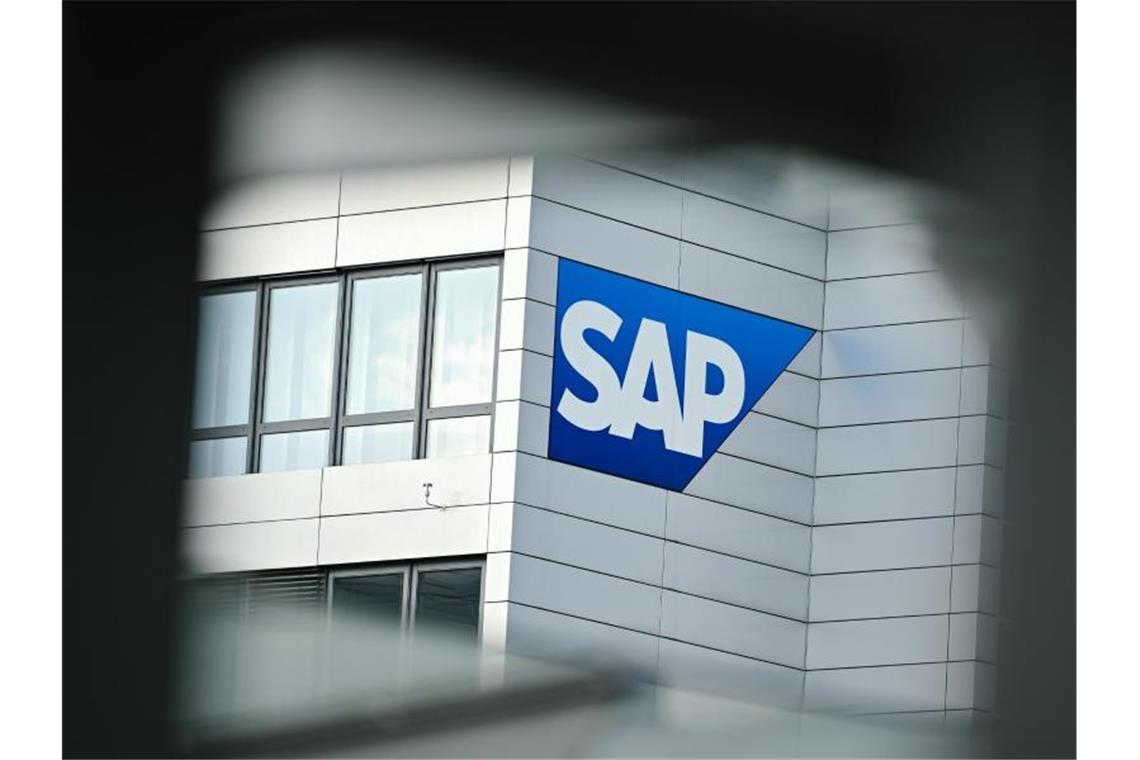 Der Stammsitz des Softwarekonzerns SAP in Walldorf. Foto: Uwe Anspach/dpa