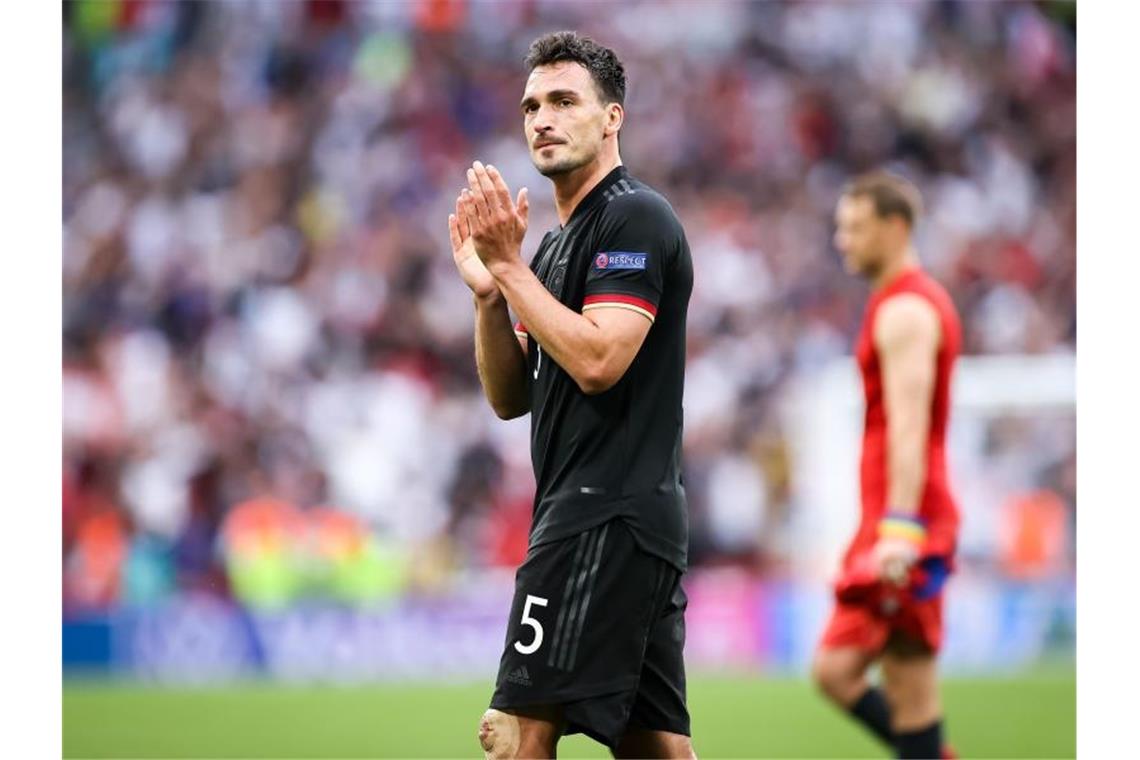 Flick legt ohne Hummels und mit Sané los Derzeit noch nicht einsatzfähig: Mats Hummels. Foto: Christian Charisius/dpa