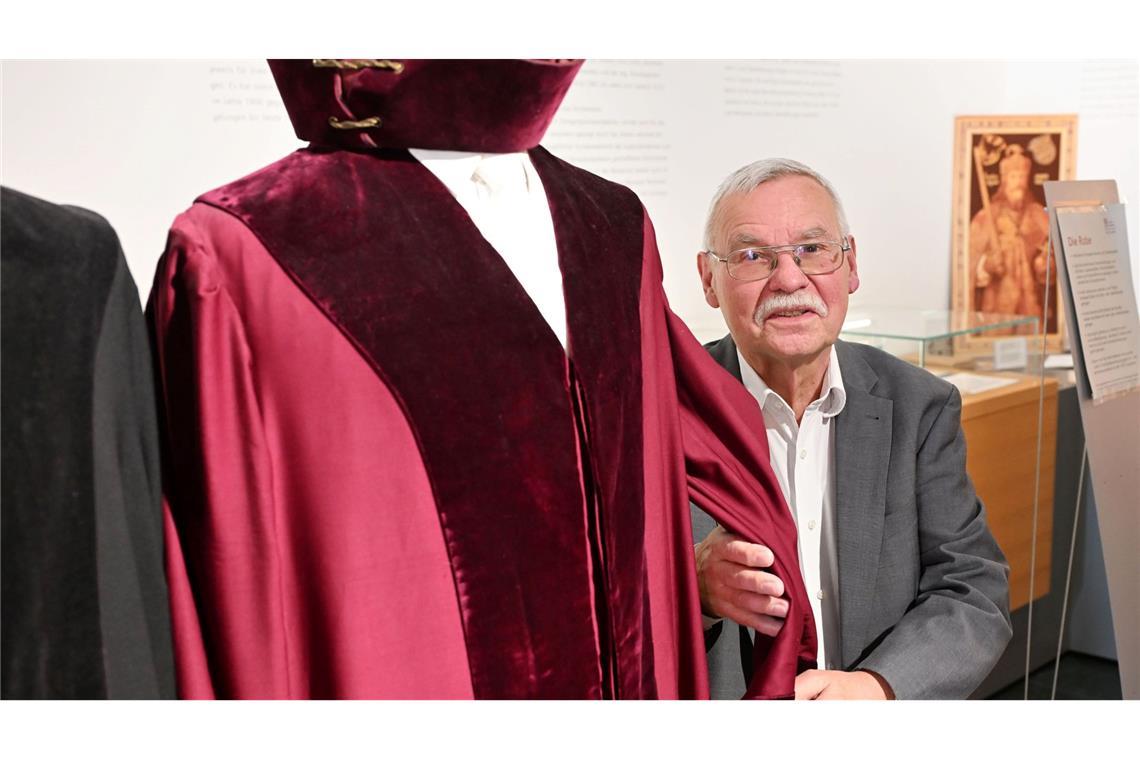 Detlev Fischer leitet das rechtshistorische Museum in Karlsruhe.