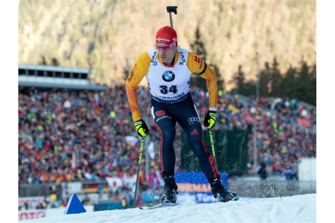 Deutsche Hoffnung beim Verfolgungsrennen in Kontiolahti: Arnd Peiffer. Foto: Sven Hoppe/dpa