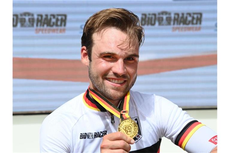Deutscher Meister: Maximilian Schachmann hofft bei den Spielen in Tokio auf seine Medaillenchance. Foto: Bernd Weissbrod/dpa