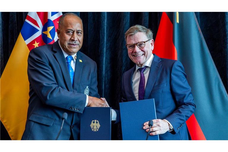 Deutschland und der pazifische Inselstaat Niue nehmen diplomatische Beziehungen auf.