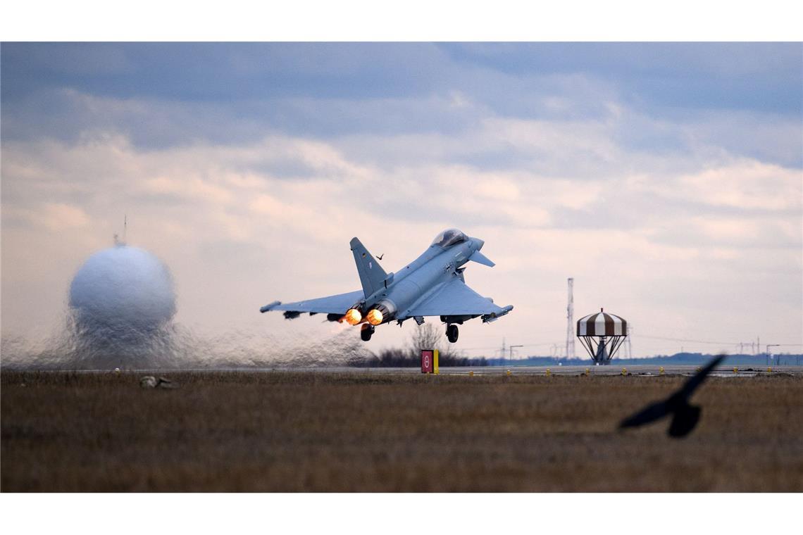 Deutschland will für den neuen Arktik-Einsatz der Nato vier Eurofighter bereitstellen. (Archivbild)