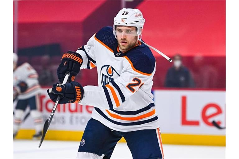Deutschlands Eishockey-Aushängeschild in der NHL: Leon Draisaitl. Foto: David Kirouac/CSM via ZUMA Wire/dpa