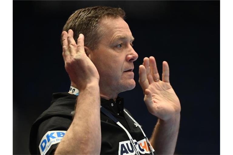 Deutschlands Trainer Alfred Gislason. Foto: Marijan Murat/dpa