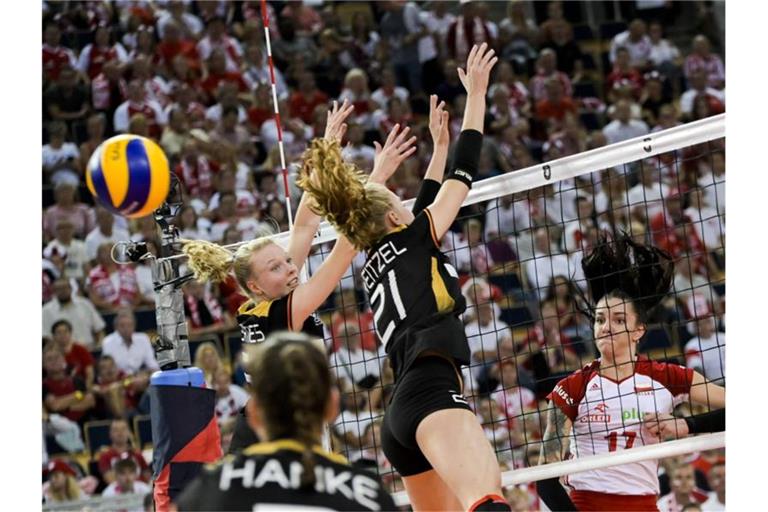 Deutschlands Volleyballerinnen zogen gegen Polen letztlich den Kürzeren. Foto: CEV