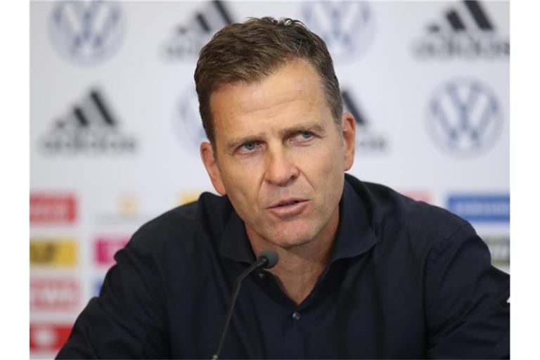 DFB-Direktor Oliver Bierhoff macht sich Gedanken über die Nationalmannschaft. Foto: Alex Grimm/Getty Images Europe/DFB/dpa