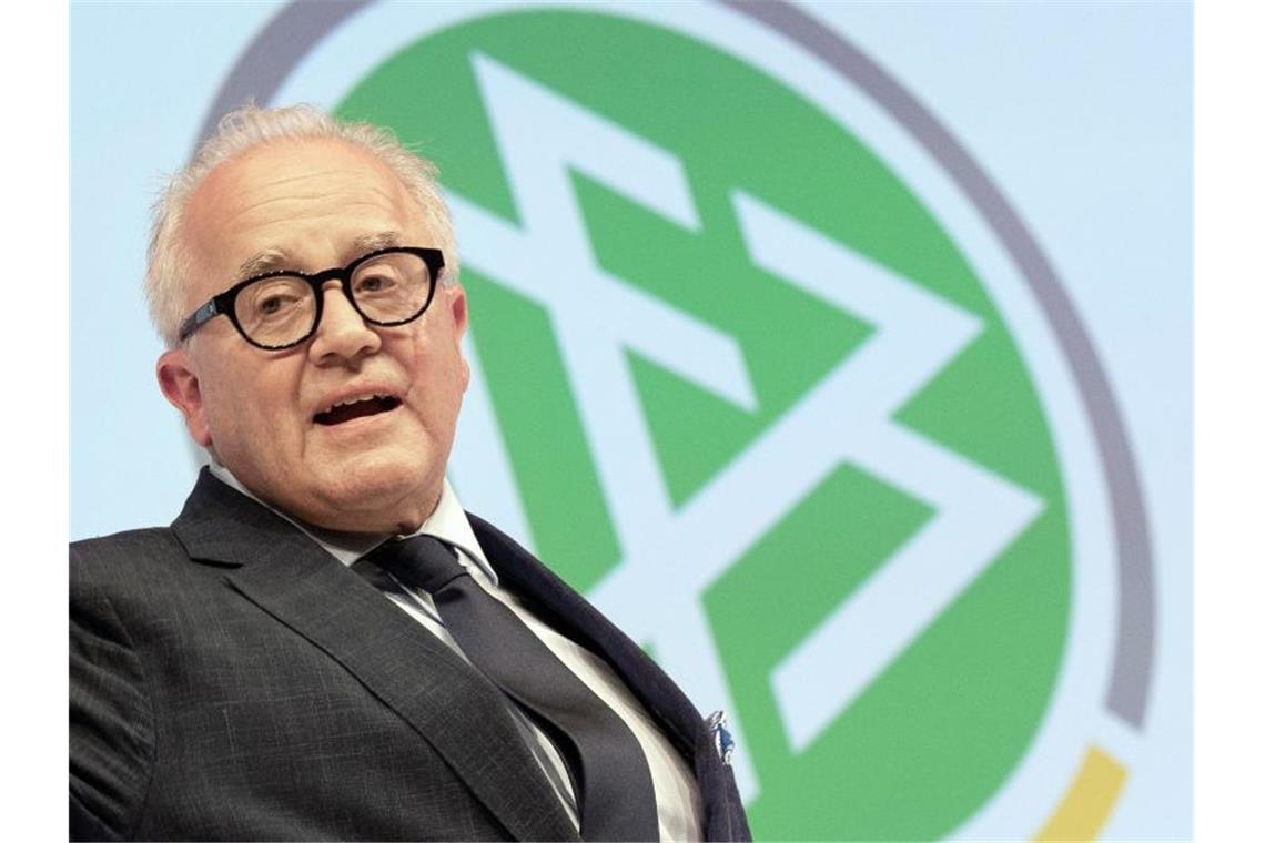 DFB-Präsident Fritz Keller hatte sich eine verbale Entgleisung geleistet. Foto: Boris Roessler/dpa