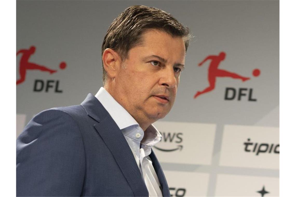 Seiferts Corona-Kritik an der Politik DFL-Geschäftsführer Christian Seifert hört zum Jahresende auf. Foto: Frank Rumpenhorst/dpa