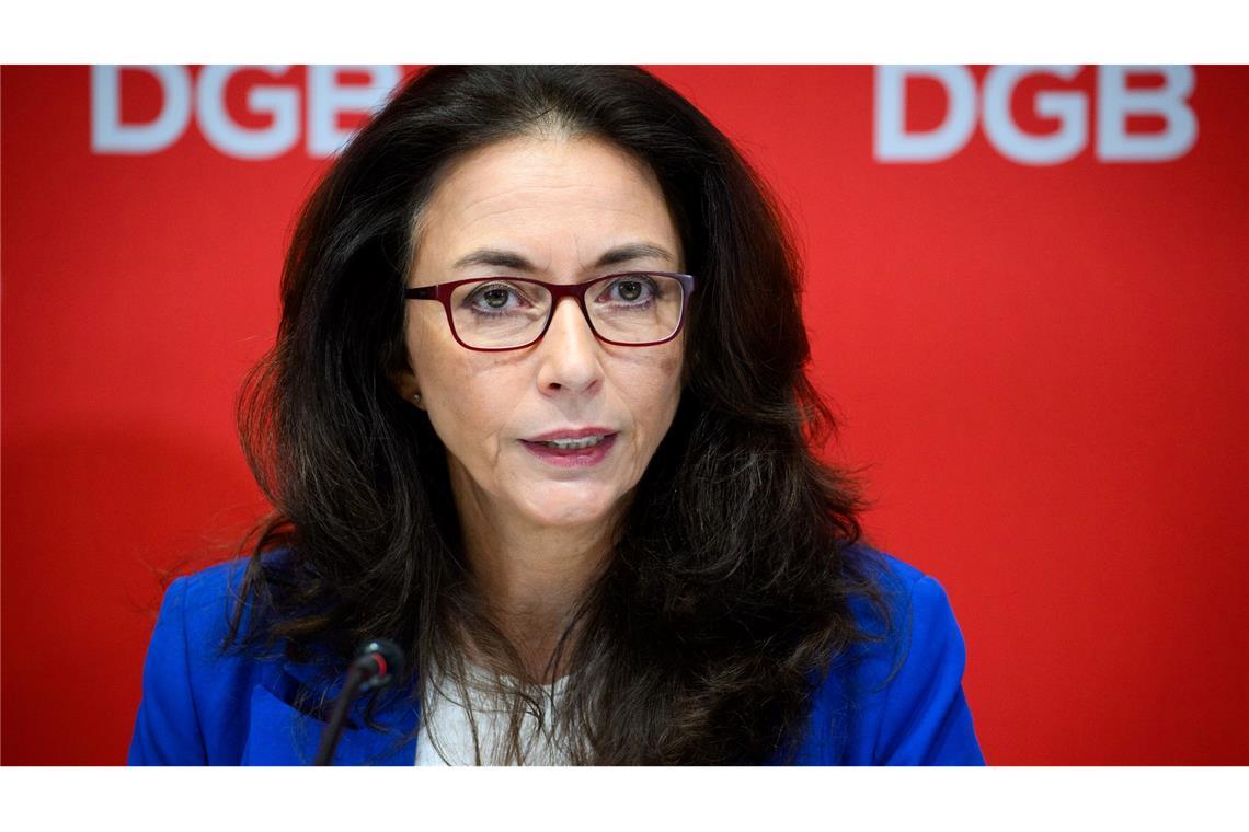 DGB-Chefin Fahimi beklagt einen Generalverdacht gegen kranke Beschäftigte.
