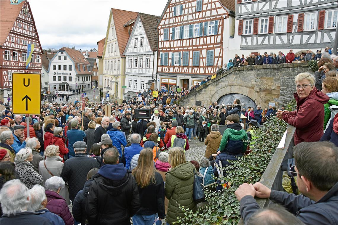 Klares Bekenntnis von Backnang gegen Rechtsextremismus