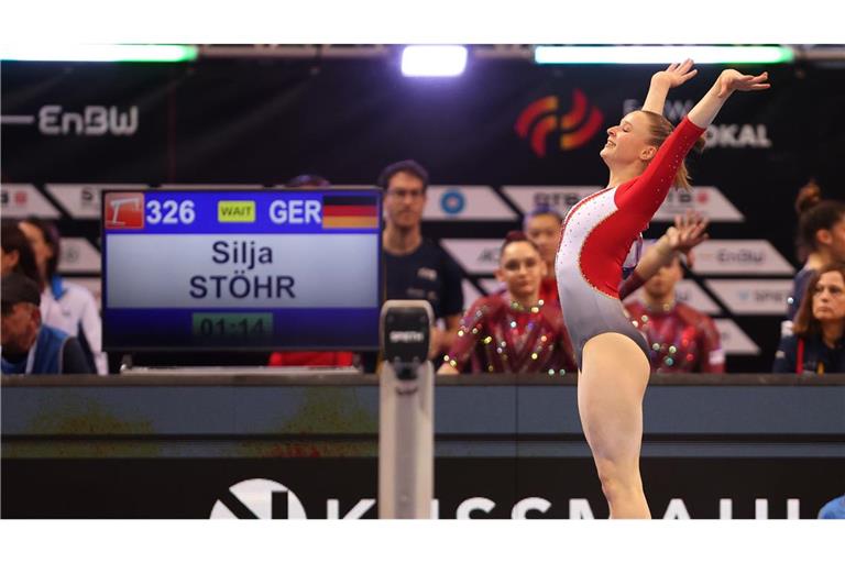 Die 17-Jährige Silja Stöhr von der SG Heddesheim wird bei der Turn-EM 2025 für das deutsche Team an den Start gehen.