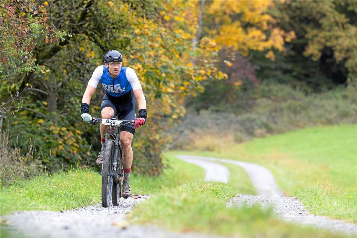Die 27,6 Kilometer lange Runde beim Lautertal-Bikemarathon führt zu einem Teil ü...