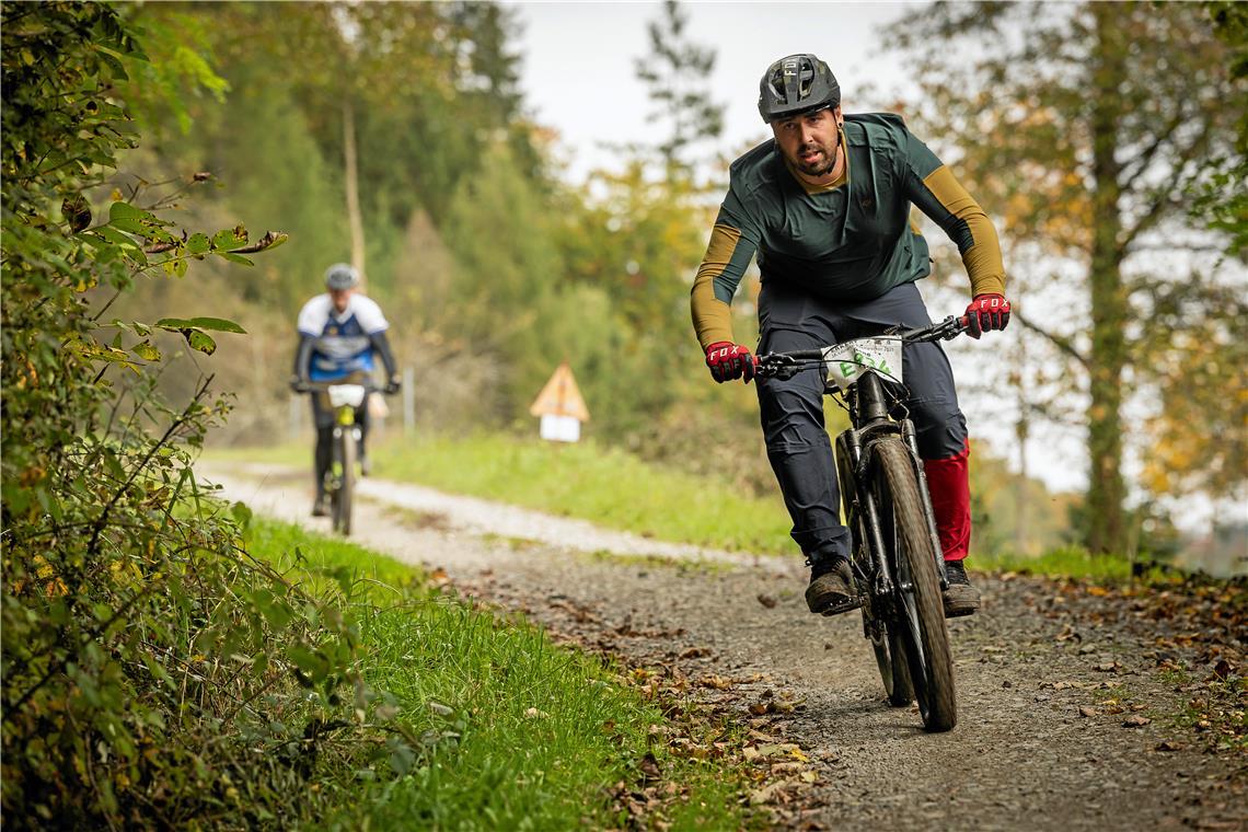 Die 27,6 Kilometer lange Runde beim Lautertal-Bikemarathon führt zu einem Teil ü...