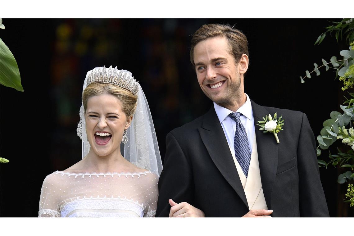 Glanzvolle Hochzeit im Fürstenhaus Liechtenstein Die 28-Jährige und der 34-Jährige gaben sich in der Kathedrale von Vaduz das Ja-Wort.
