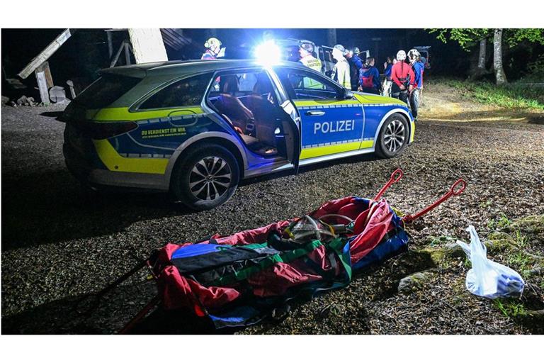 Die 29-jährige wurde nach dem Kletterunfall an der Ruine Rosenstein schwerverletzt in ein Krankenhaus gebracht.