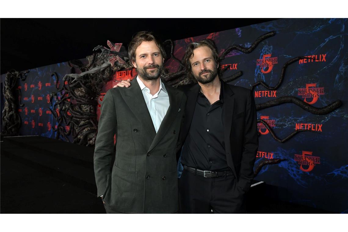Die 41 Jahre alten Zwillingsbrüder Matt (links) und Ross Duffer sind die Schöpfer der Netflix-Kultserie "Stranger Things". (Archivbild)