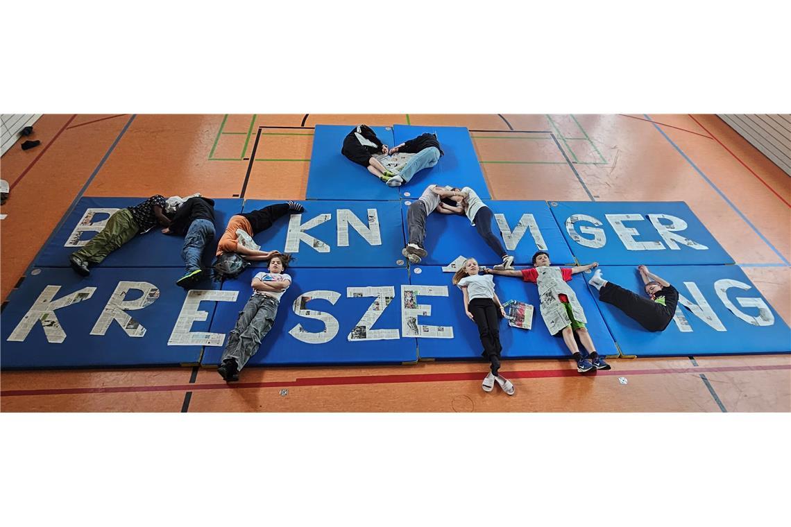 Die 4b der Grundschule Burgstetten. 