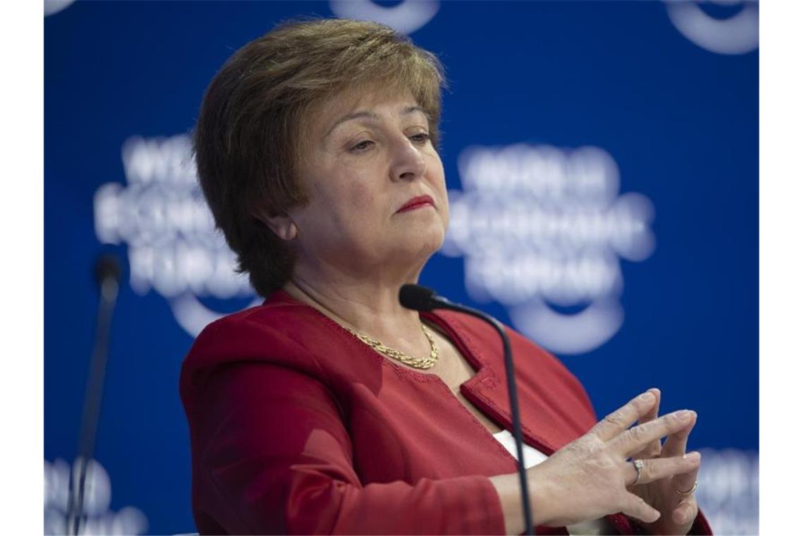 IWF prognostiziert weltweite Wachstumsdelle Die 66-jährige Ökonomin Kristalina Georgiewa will dem Internationalen Währungsfonds neuen Schwung verleihen. Foto: Gian Ehrenzeller/KEYSTONE/dpa