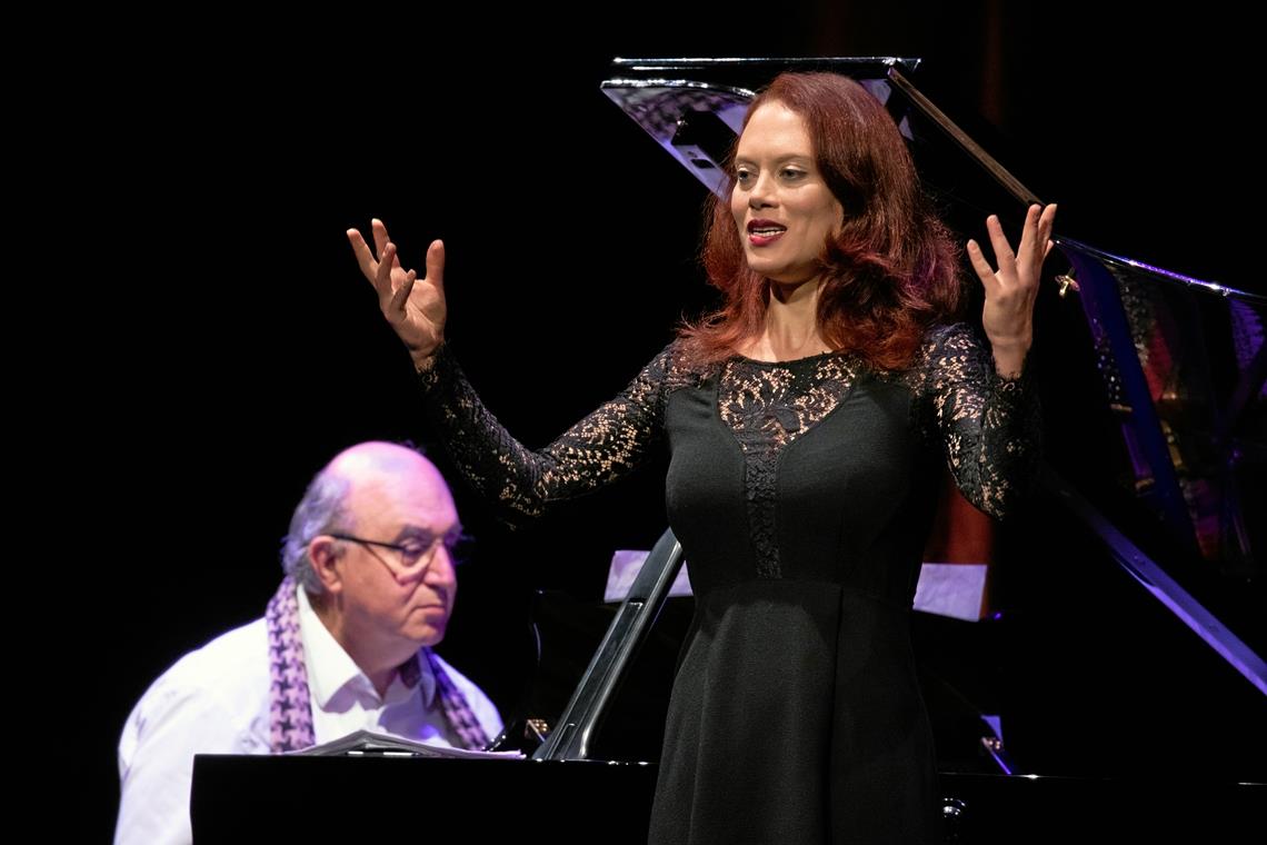 Künstler helfen Künstlern Die 76. sogenannte Coronade der beiden Künstler Lena Sutor-Wernich und Marco Bindelli fand in Backnang zugunsten des Bandhaus-Theaters statt. Foto: A. Becher