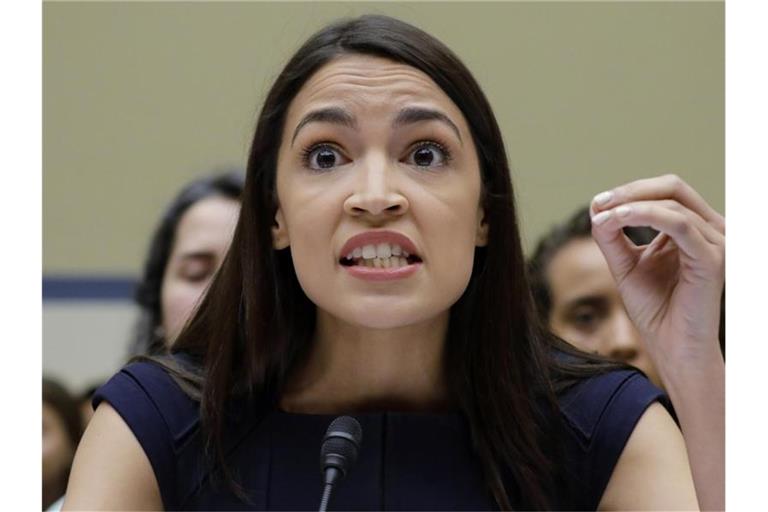 Die Abgeordnete Alexandria Ocasio-Cortez twitterte, der Präsident habe vor der Welt mit seinem weißen Nationalismus geprahlt. Foto: Pablo Martinez/AP