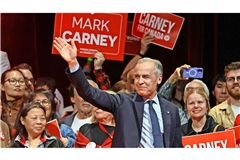 Die Abgrenzung zu den USA hat Mark Carney den Wahlsieg gebracht.„Wir werden diesen Handelskrieg gewinnen“, sagt der 60-jährige Wirtschaftsexperte vor jubelnden Anhängern.