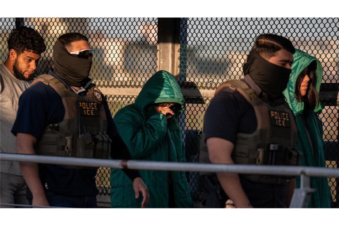 Die Abschiebepolitik ist zentral in Trumps zweiter Amtszeit (Archivbild).