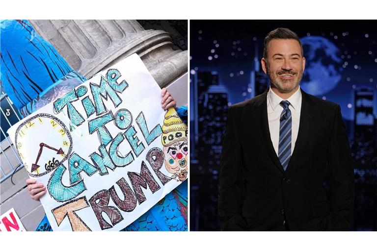 Die Absetzung der Kimmel-Show hat zu zahlreichen Protesten geführt.