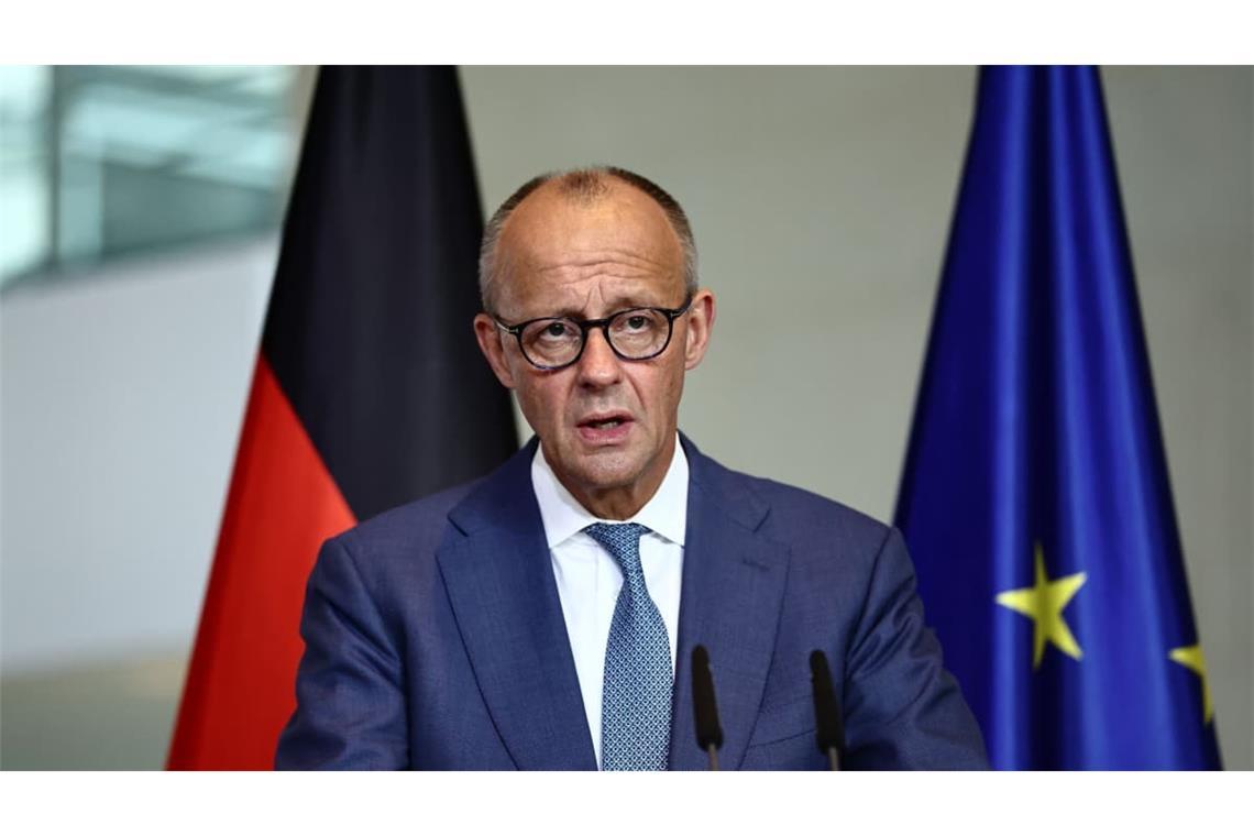 Die acht Ministerpräsidenten der CDU haben sich geschlossen hinter Bundeskanzler Merz gestellt.