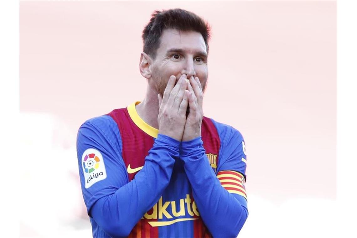 Messi auf Jobsuche: Kontakt mit PSG-Trainer Die Ära Lionel Messi beim FC Barcelona ist beendet. Foto: Joan Monfort/AP/dpa