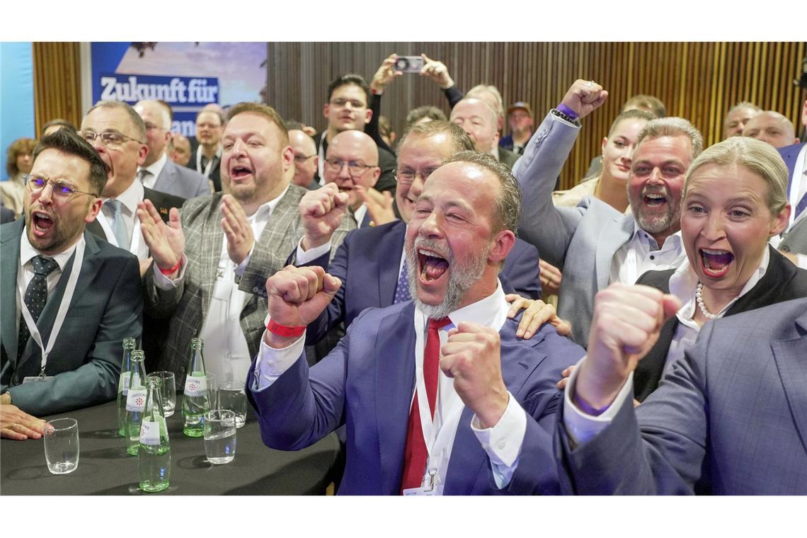 Die AfD erzielte ihr bestes Ergebnis in Westdeutschland.