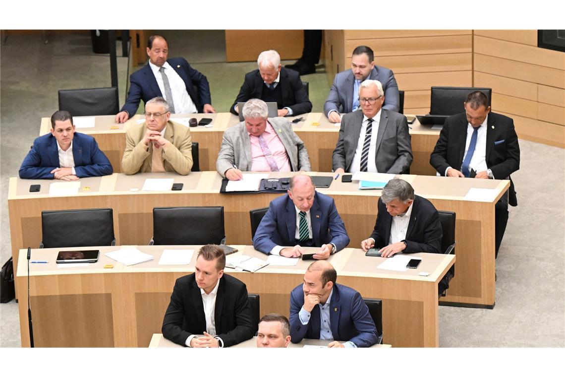 AfD scheitert zum 14. Mal bei Kuratoriums-Wahl Die AfD-Fraktion im baden-württembergischen Landtag (Archivbild).