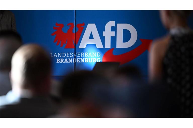 Die AfD in Brandenburg wehrt sich juristisch gegen ihre Hochstufung zur gesichert rechtsextremistischen Bestrebung. (Archivbild)