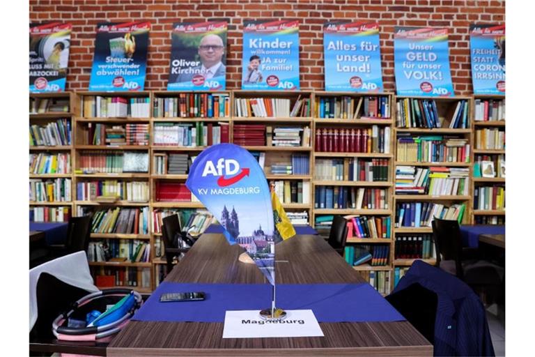 Die AfD liegt in Sachsen-Anhalt klar hinter der CDU. Foto: Jan Woitas/dpa